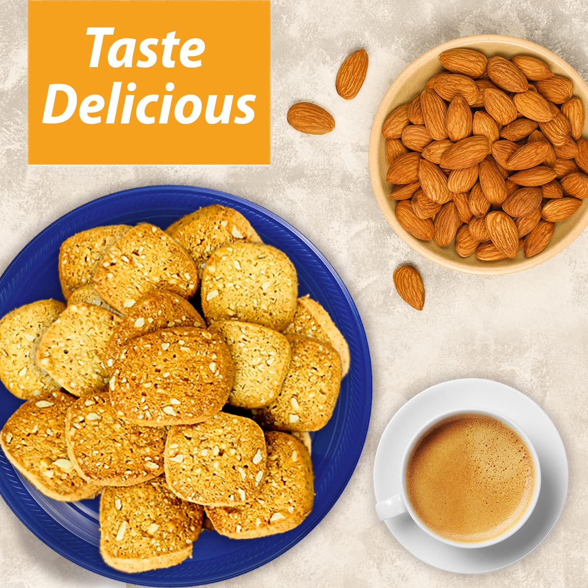Qoot Premium Handmade Bakery Rich Coconut Cookies - Combo Pack of 3 (600g)