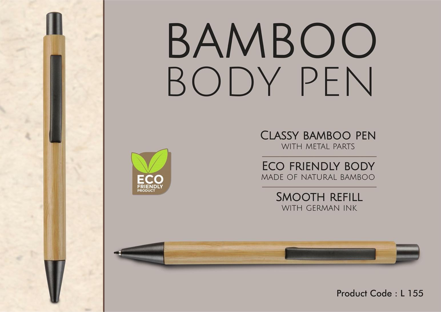 TEML155 – Bamboo Body Pen