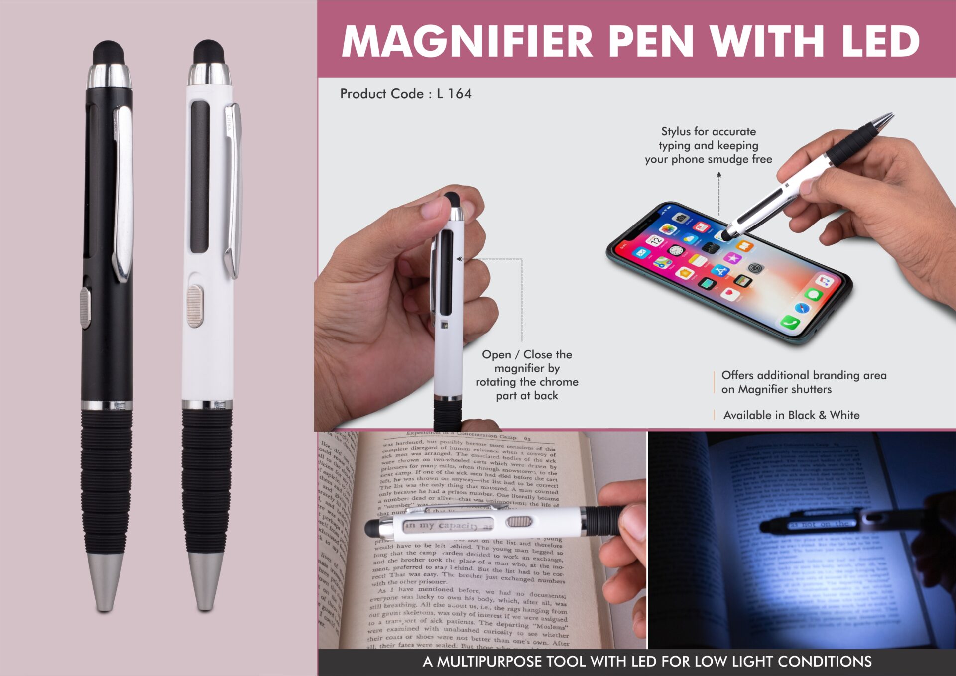 TEML164 – Magnifier Pen With LED