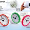 A126 – Chipper: Table Clock With Fluorescent Ring | 5 Inch Dial | Branding Included MOQ 200pc