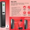 TEMC131 – Artis Mini UPS For WiFi Router/Modem/CCTV/Set Top Box/POE Devices | Voltage Output Selector | 8800 MAh Battery | BIS Certified (AR-MINIDC-3) (MRP 4999)