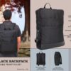 S06 – Slimz Black Backpack With Double Front Pocket