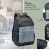 S23 – Flow: 3 Pocket Designer Laptop Bag With Double Bottle Pocket And Rain Cover